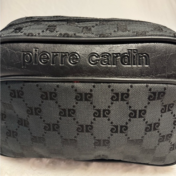 Pierre Cardin Classic Logo Toiletry Bag Cosmetic Case Vintage Unisex Travel 11x7 - Picture 2 of 16